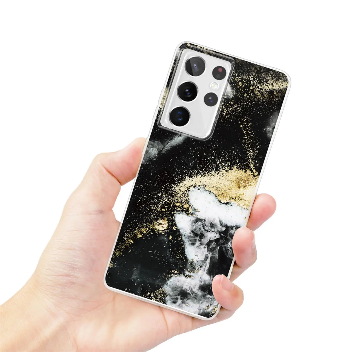 Edel designte Luxus Marmor Handyhülle für Samsung Galaxy S21 Ultra