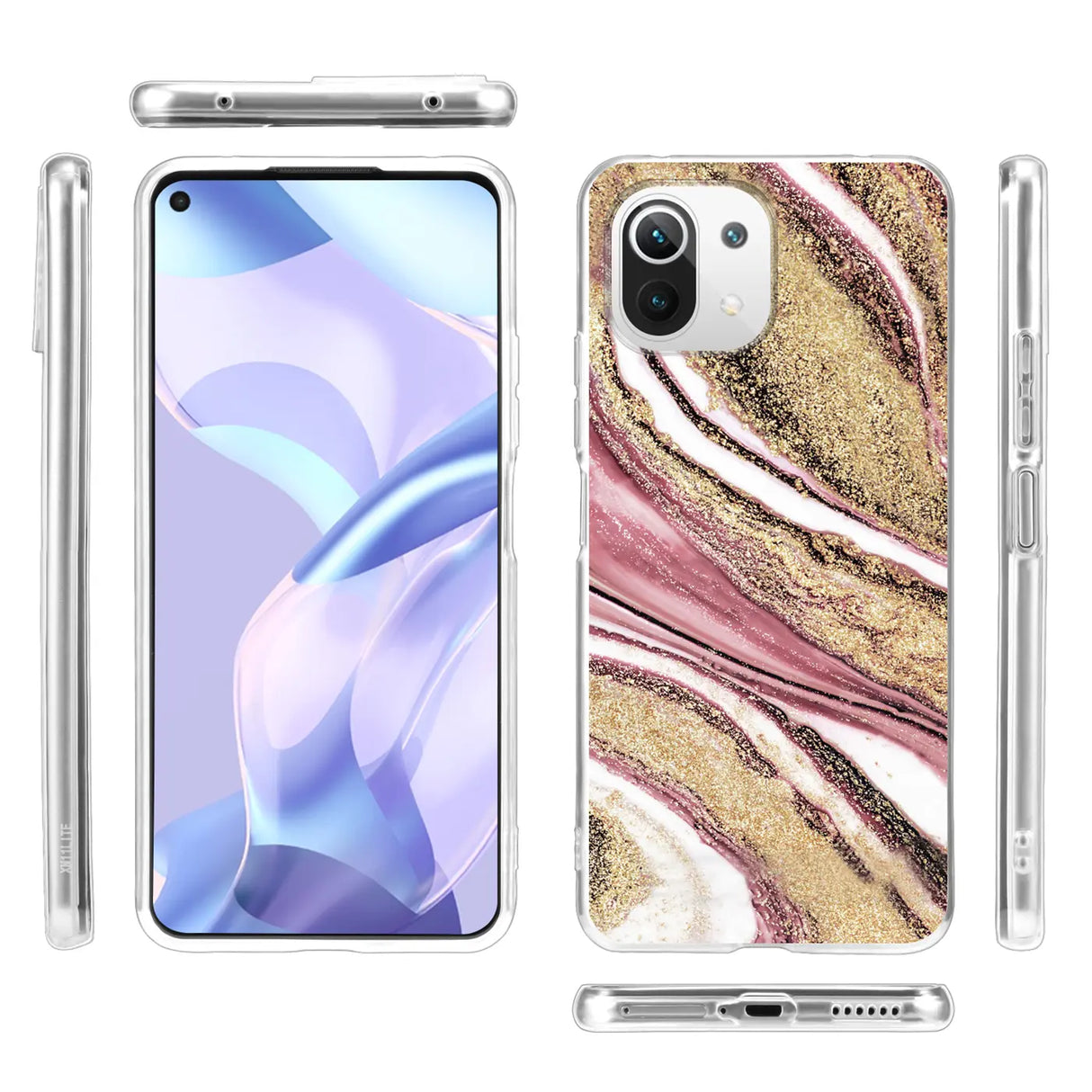 Edel designte Luxus Marmor Handyhülle für Xiaomi Mi 11 Lite 4G/5G