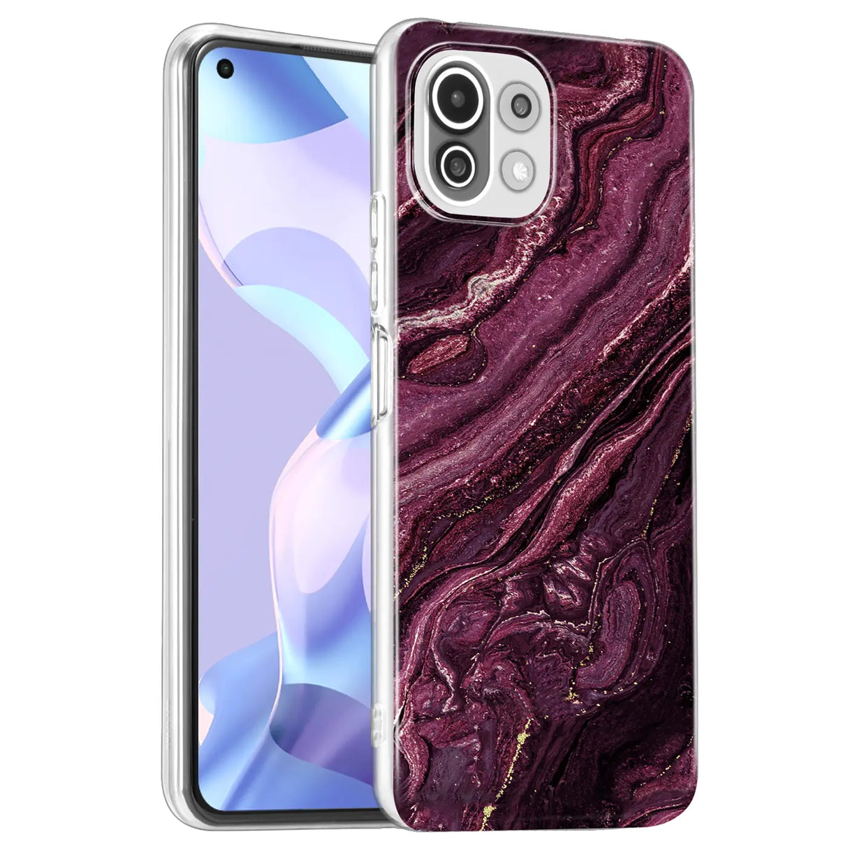 Edel designte Luxus Marmor Handyhülle für Xiaomi Mi 11 Lite 4G/5G