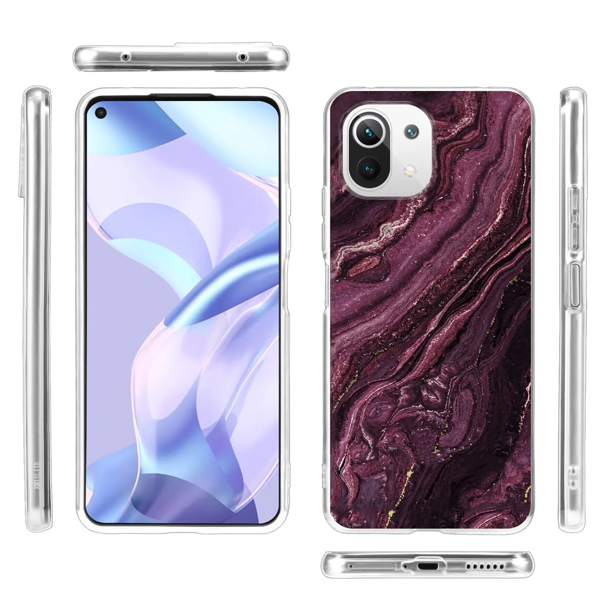 Edel designte Luxus Marmor Handyhülle für Xiaomi Mi 11 Lite 4G/5G