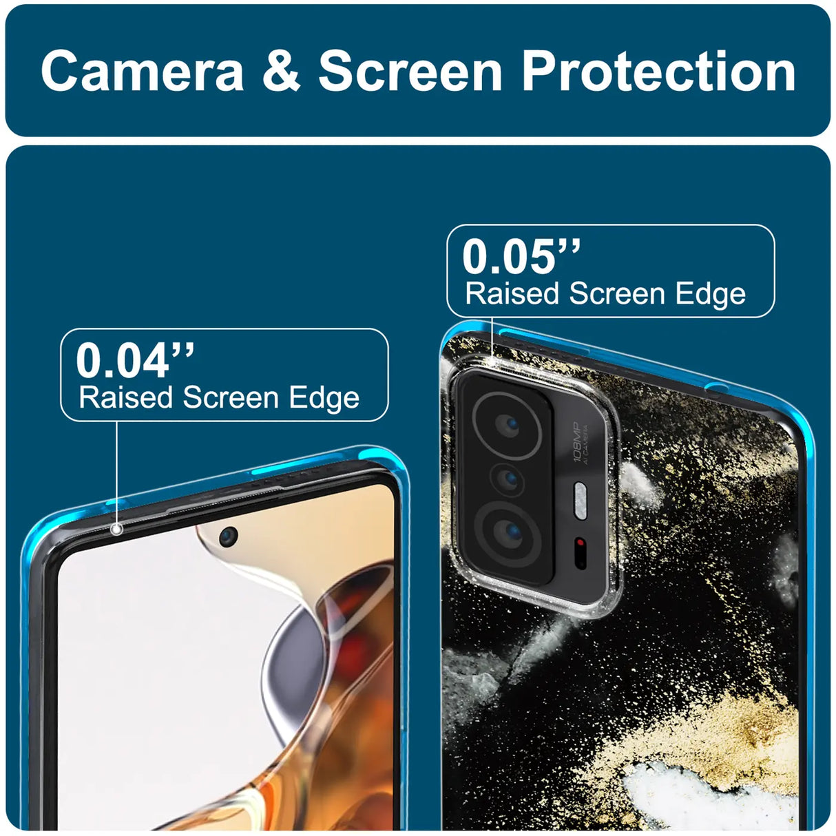 Edel designte Luxus Marmor Handyhülle für Xiaomi Mi 11T / Mi 11T Pro