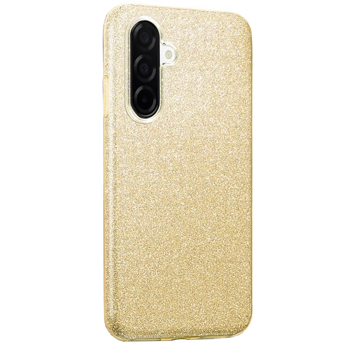 Glitzer Handyhülle aus TPU für Samsung Galaxy A36 5G in Gold