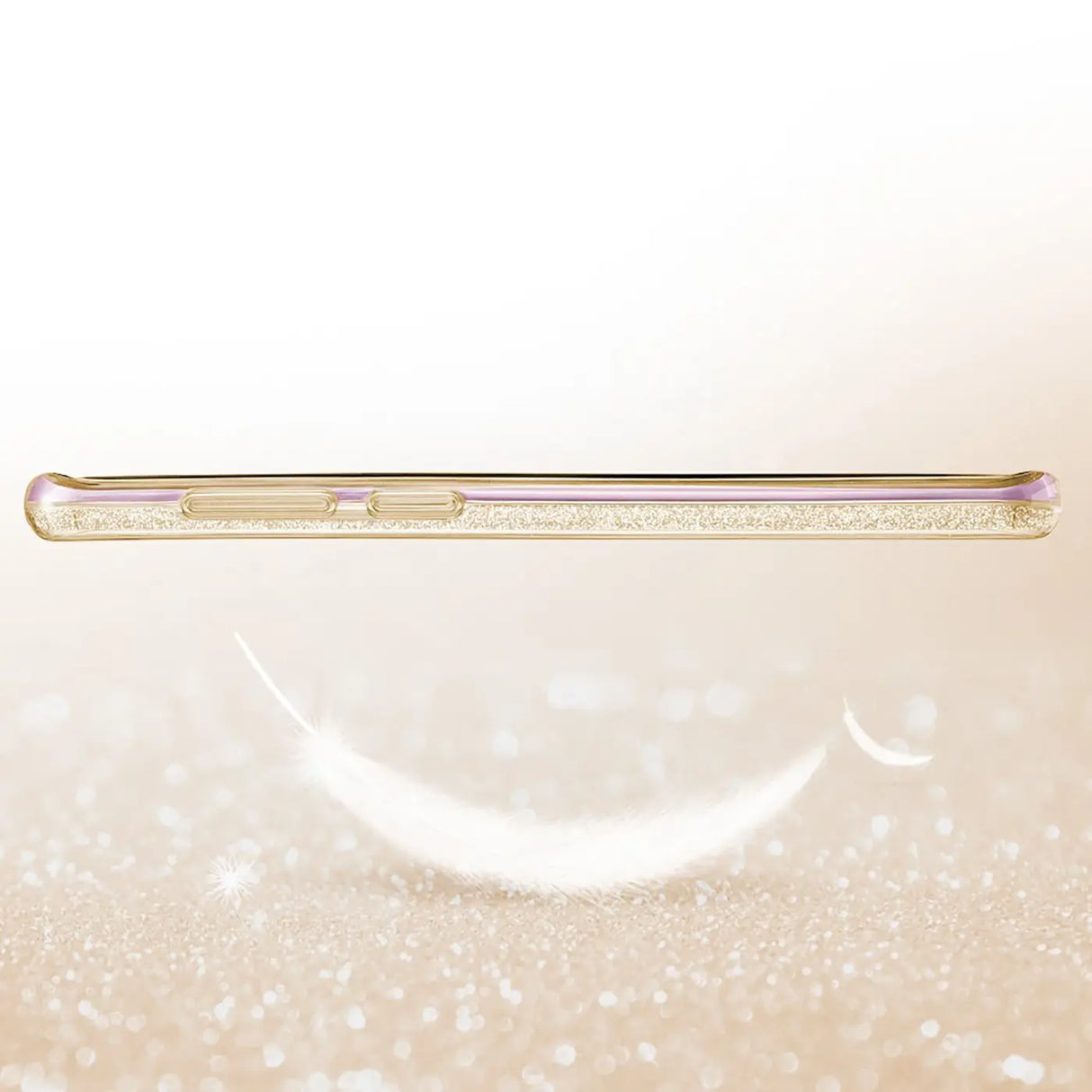 Glitzer Handyhülle aus TPU für Samsung Galaxy S20 in Gold