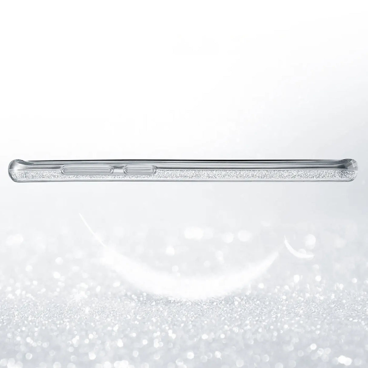 Glitzer Handyhülle aus TPU für Samsung Galaxy S20 in Silber