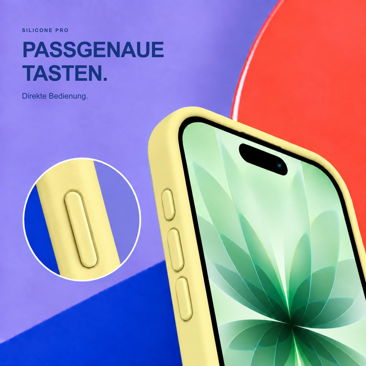 iPhone 17 - Silikon Hülle Soft-Touch Buttercreme