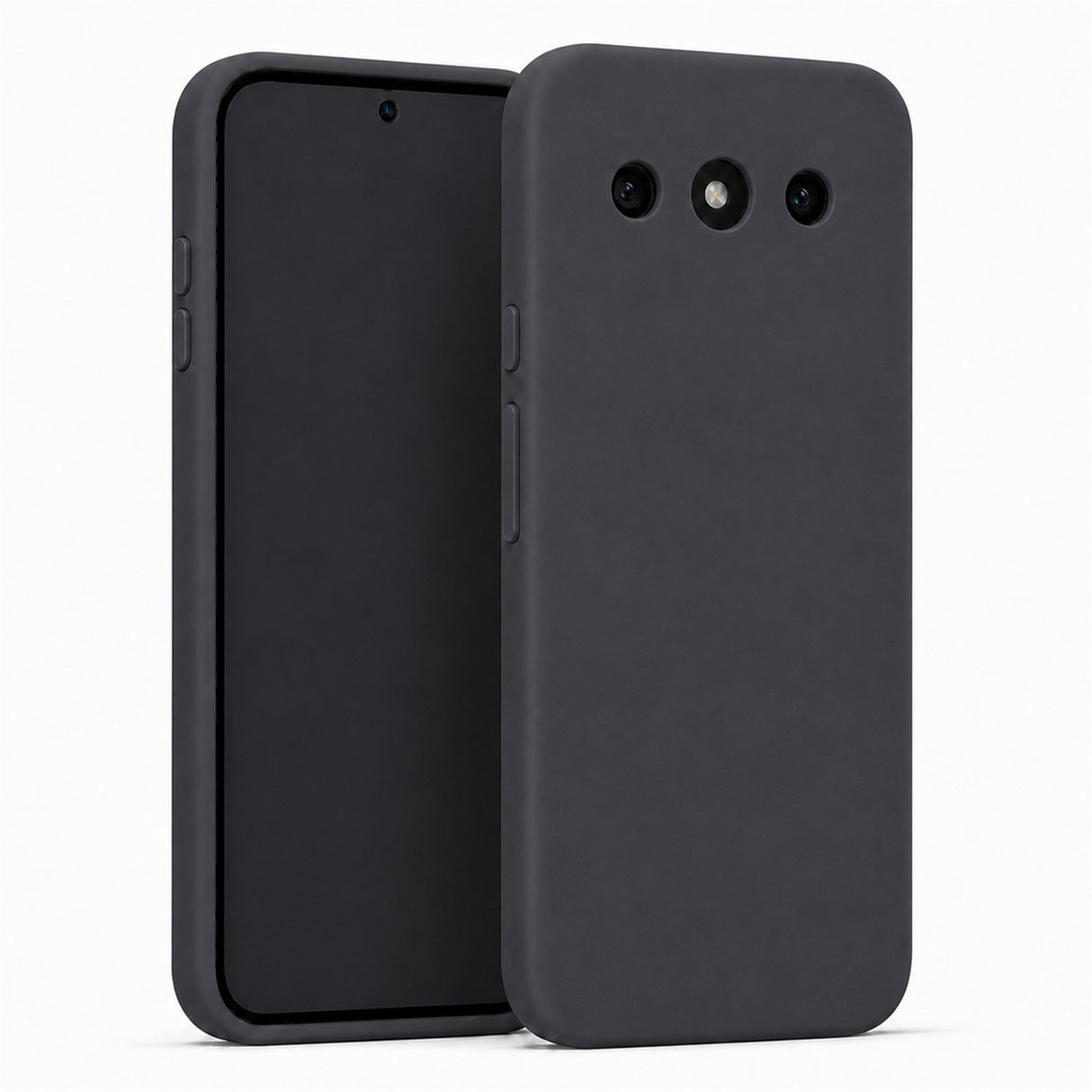 Google Pixel 10a Silicone Pro Silikon Hülle in Anthrazit – Produktansicht