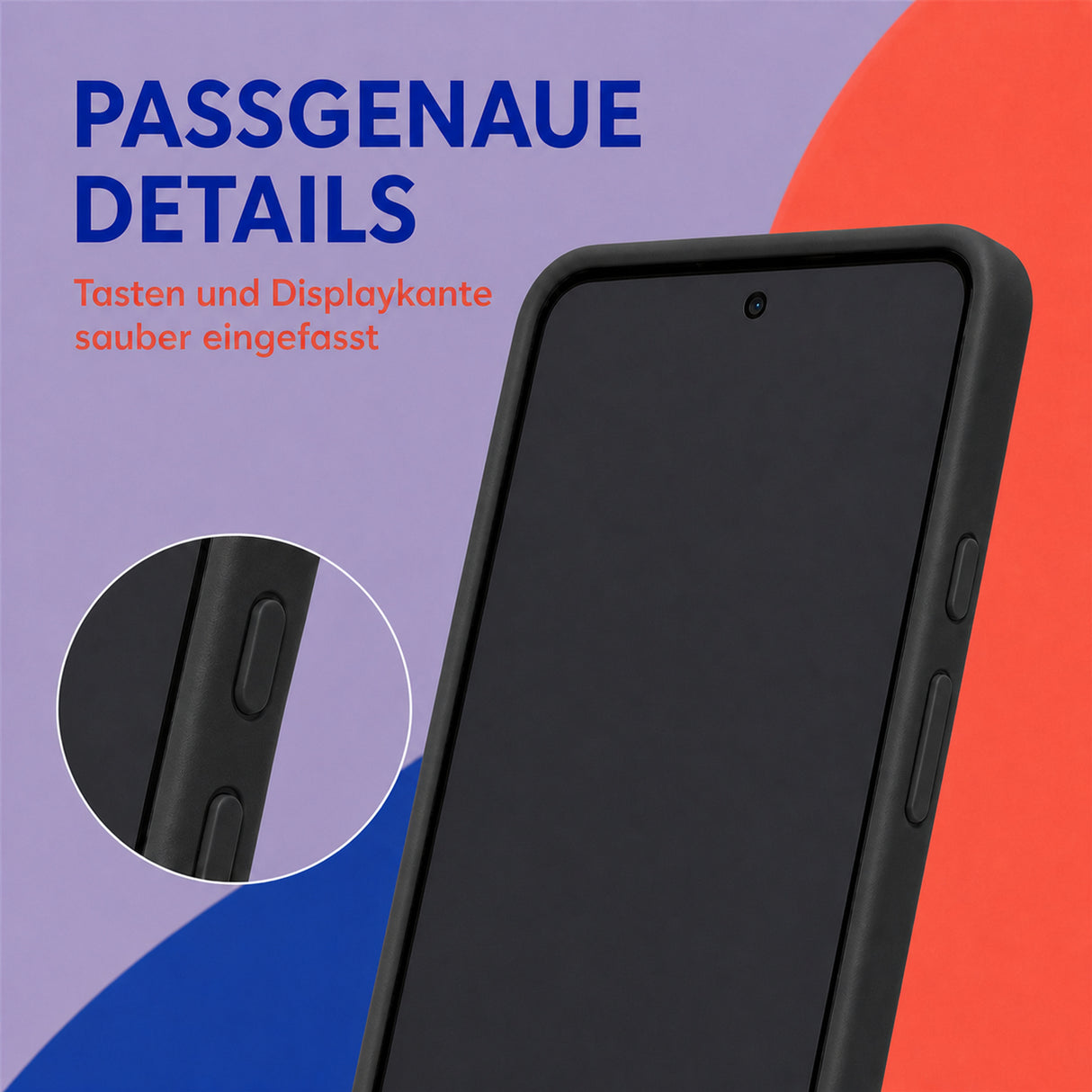 Google Pixel 7 Silicone Pro Silikon Hülle Schwarz – Detailansicht 3