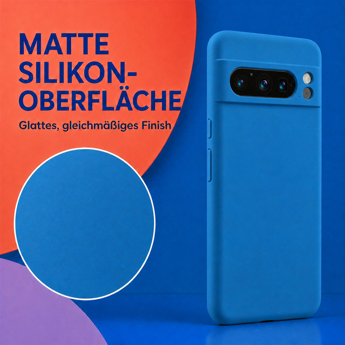 Google Pixel 8 Pro - Silikon Hülle Soft-Touch