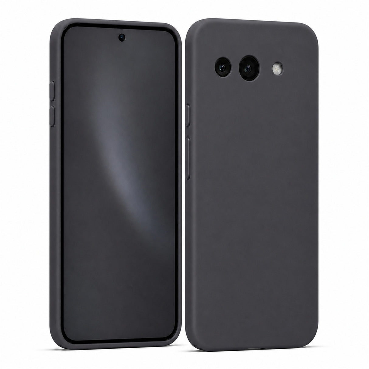 Google Pixel 9A Silicone Pro Silikon Hülle in Anthrazit – Produktansicht
