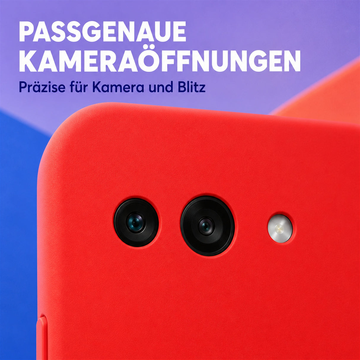 Google Pixel 9A Silicone Pro Silikon Hülle Rot – Detailansicht 2