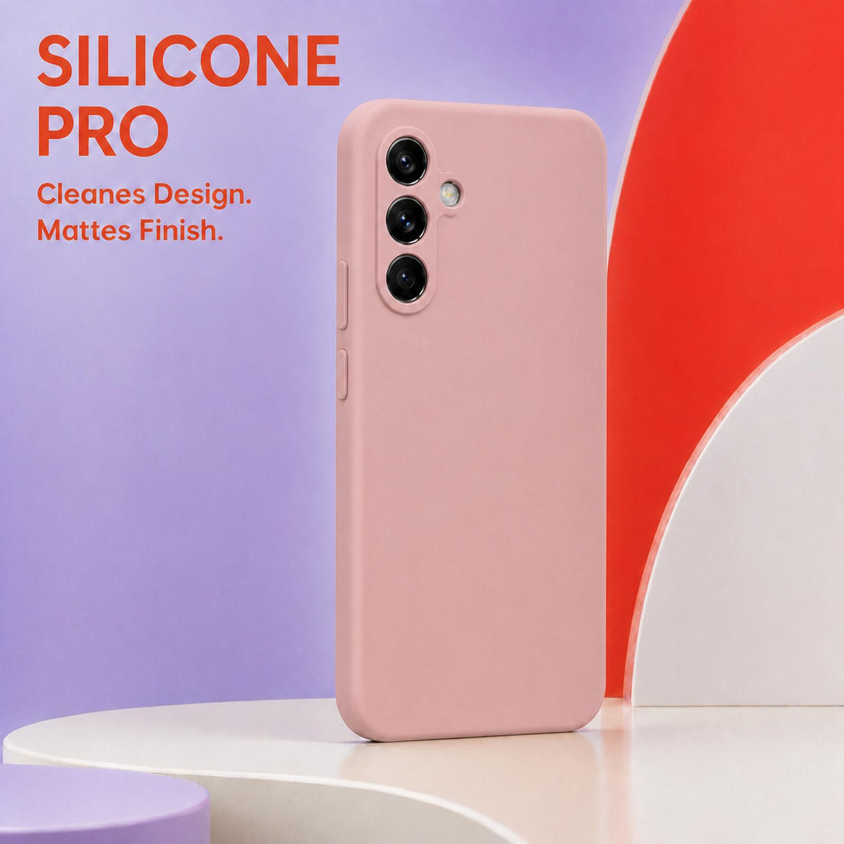 Samsung Galaxy A35 5G - Silikon Hülle Soft-Touch Altrosa