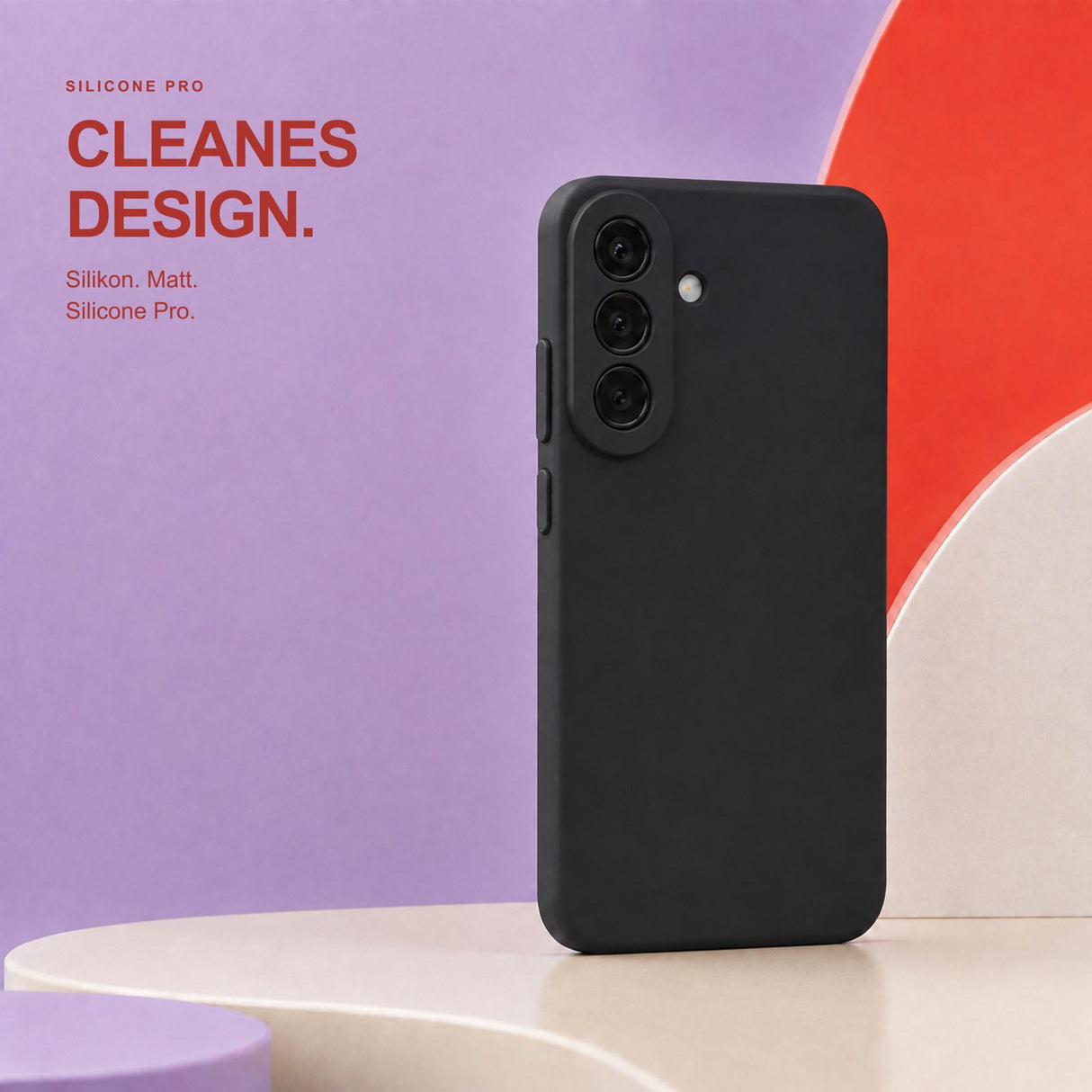 Samsung Galaxy A57 5G - Silikon Hülle Soft-Touch Schwarz