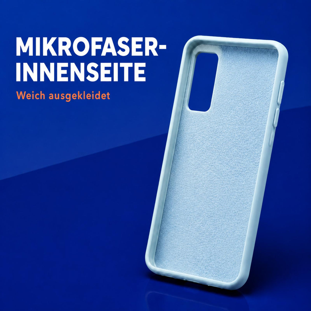 Samsung Galaxy S20 - Silikon Hülle Soft-Touch Wolkenblau