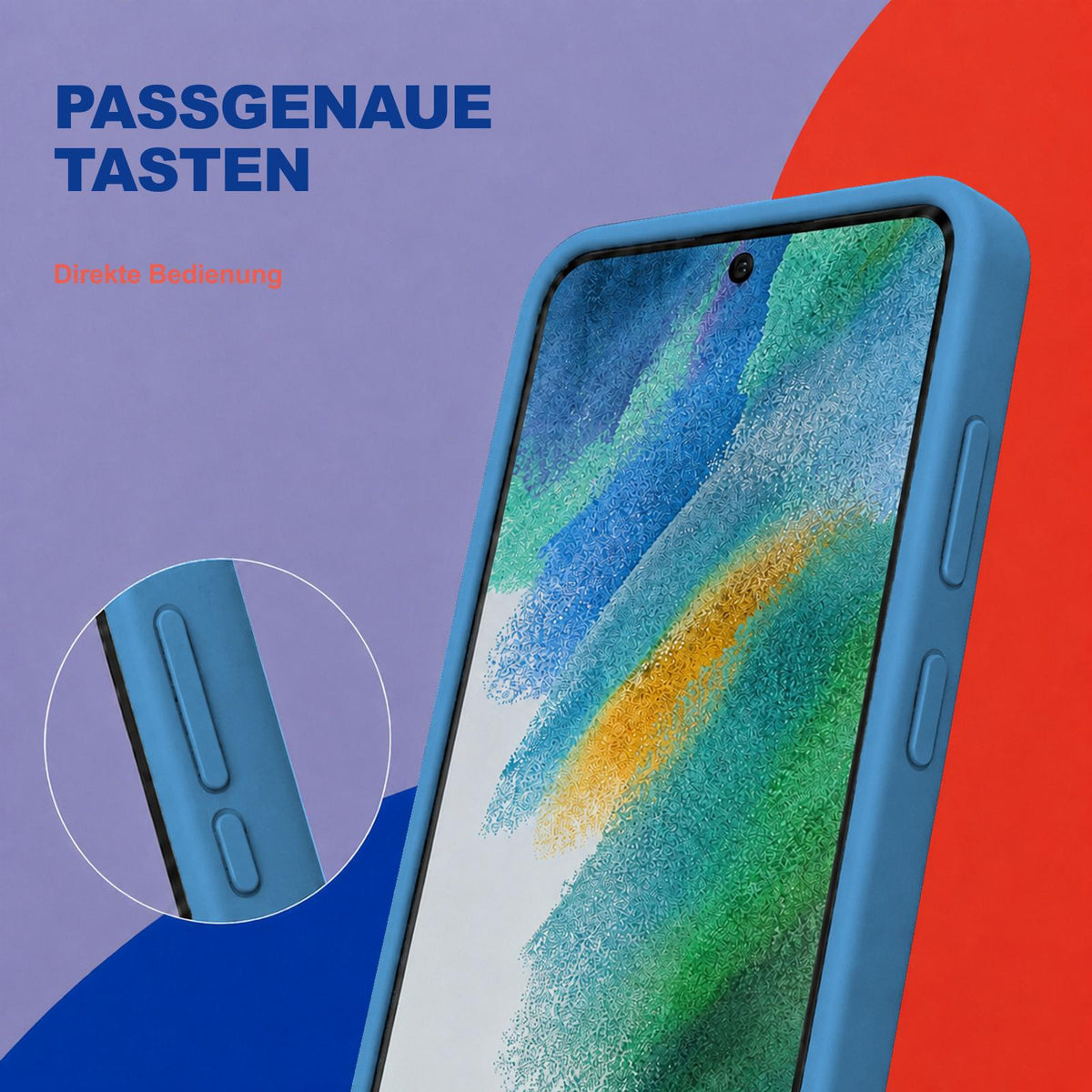 Samsung Galaxy S22+ - Silikon Hülle Soft-Touch Marineblau