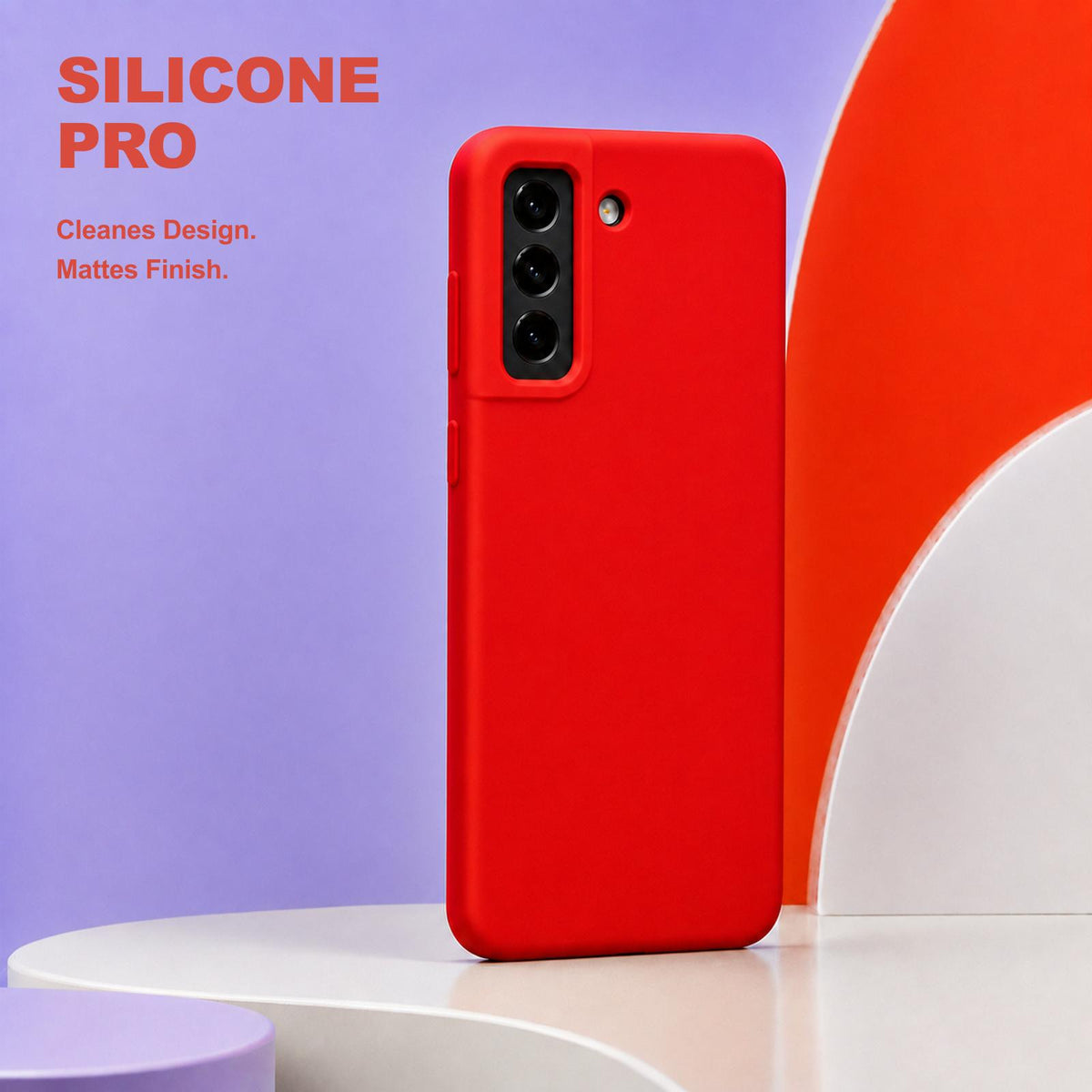 Samsung Galaxy S22+ - Silikon Hülle Soft-Touch Rot