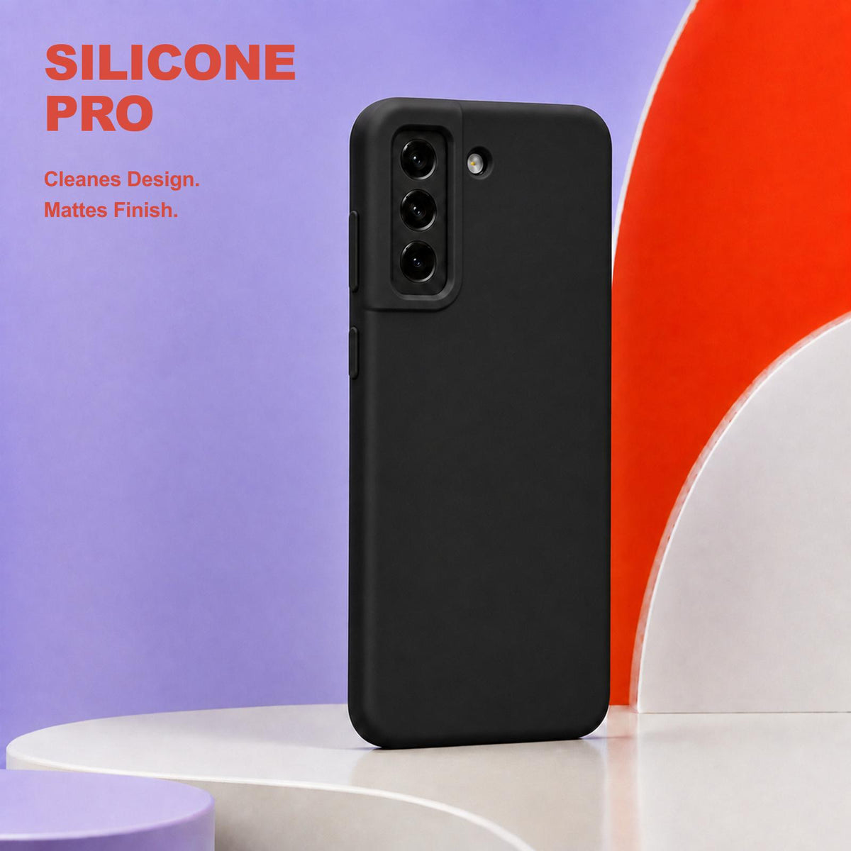Samsung Galaxy S22+ - Silikon Hülle Soft-Touch Schwarz