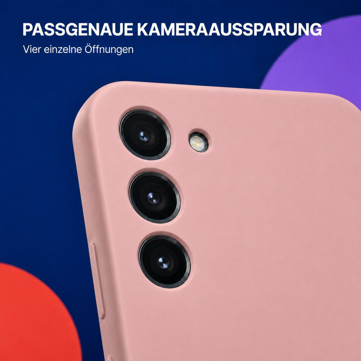 Samsung Galaxy S23 - Silikon Hülle Soft-Touch Altrosa