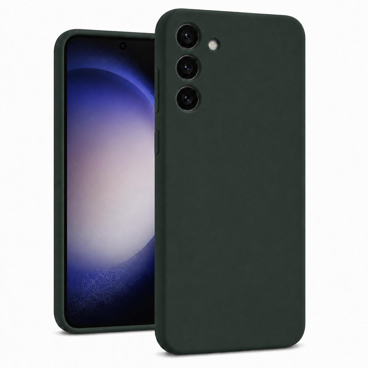 Samsung Galaxy S23+ - Silikon Hülle Soft-Touch Tannengrün