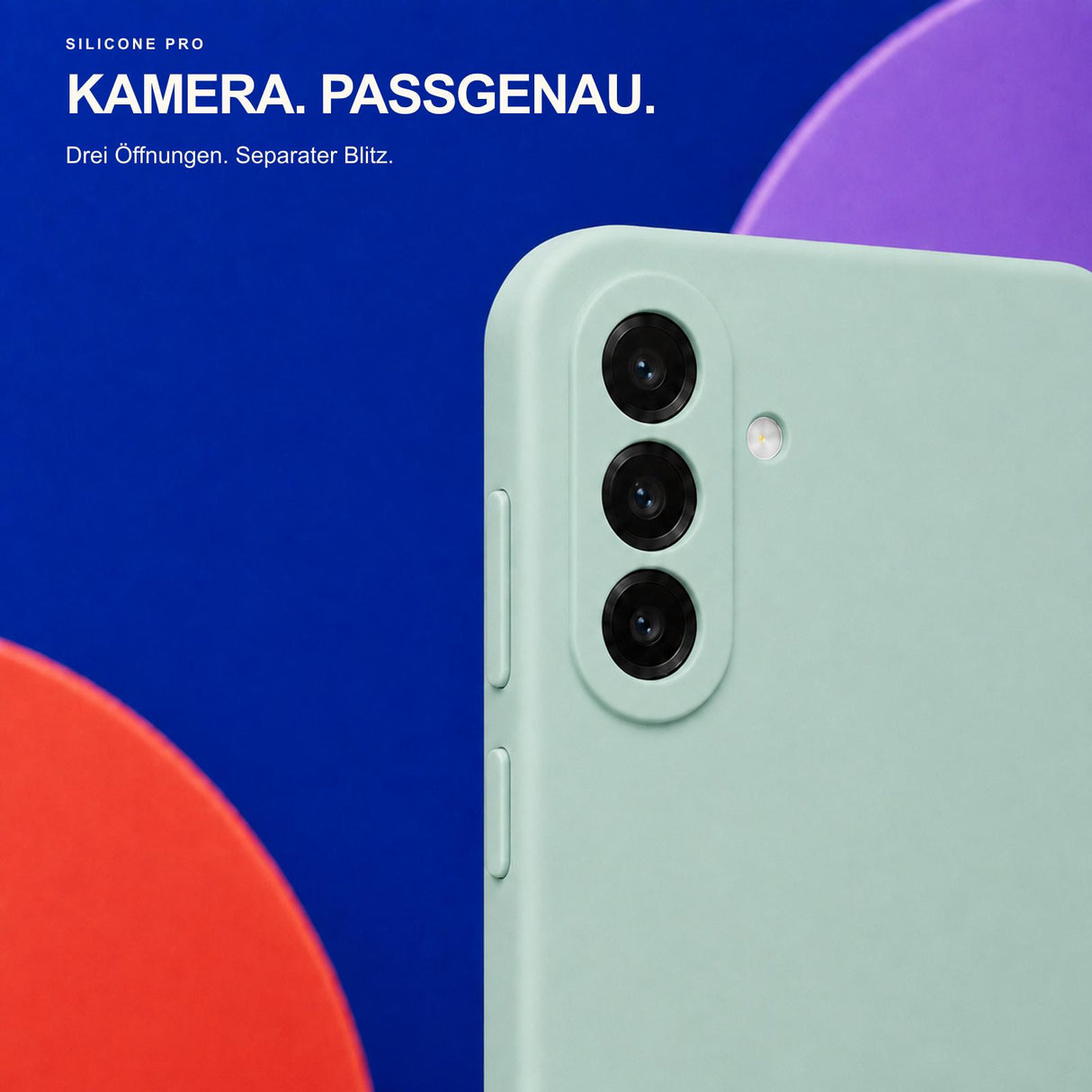 Samsung Galaxy S26 - Silikon Hülle Soft-Touch Himmelblau