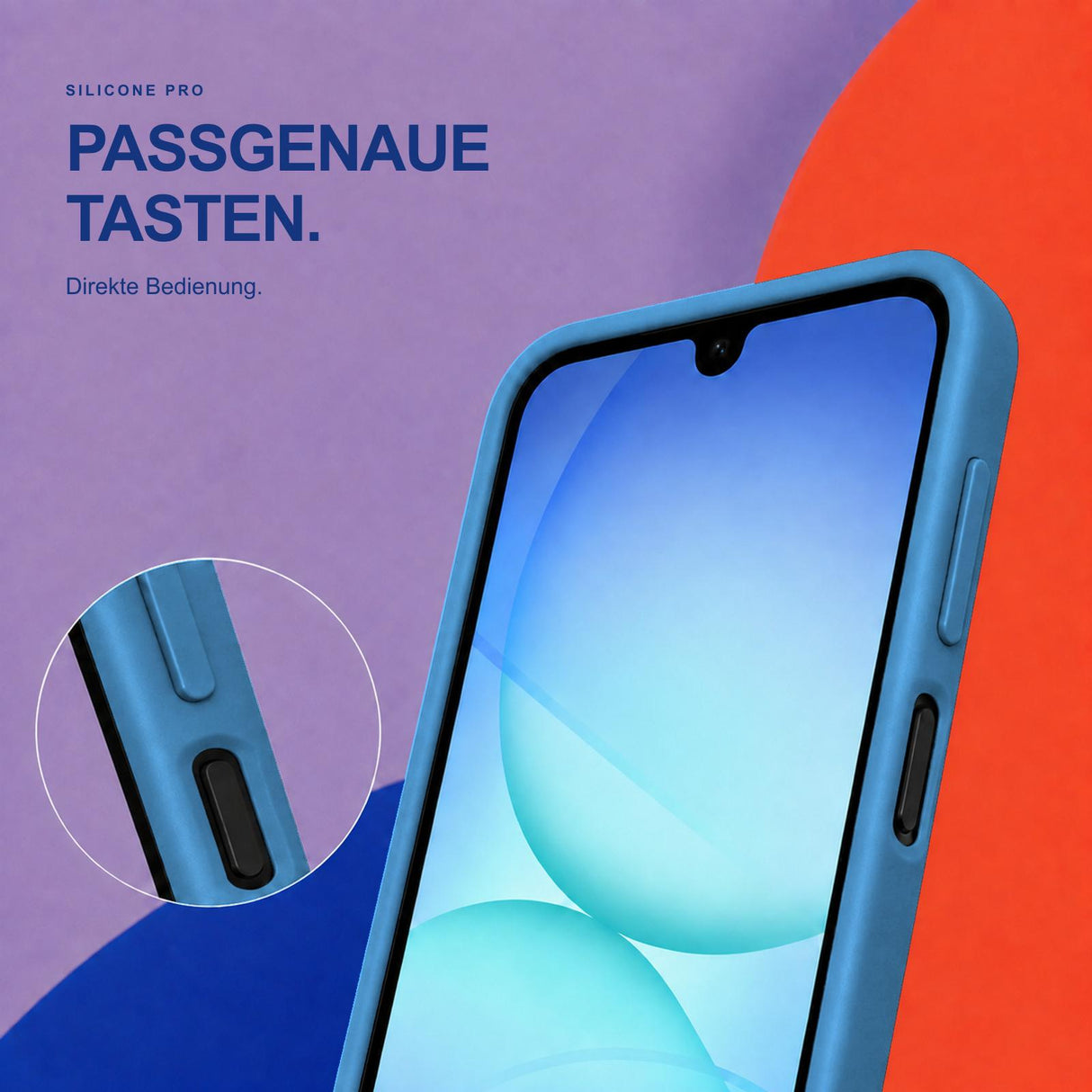 Samsung Galaxy S26+ - Silikon Hülle Soft-Touch Marineblau