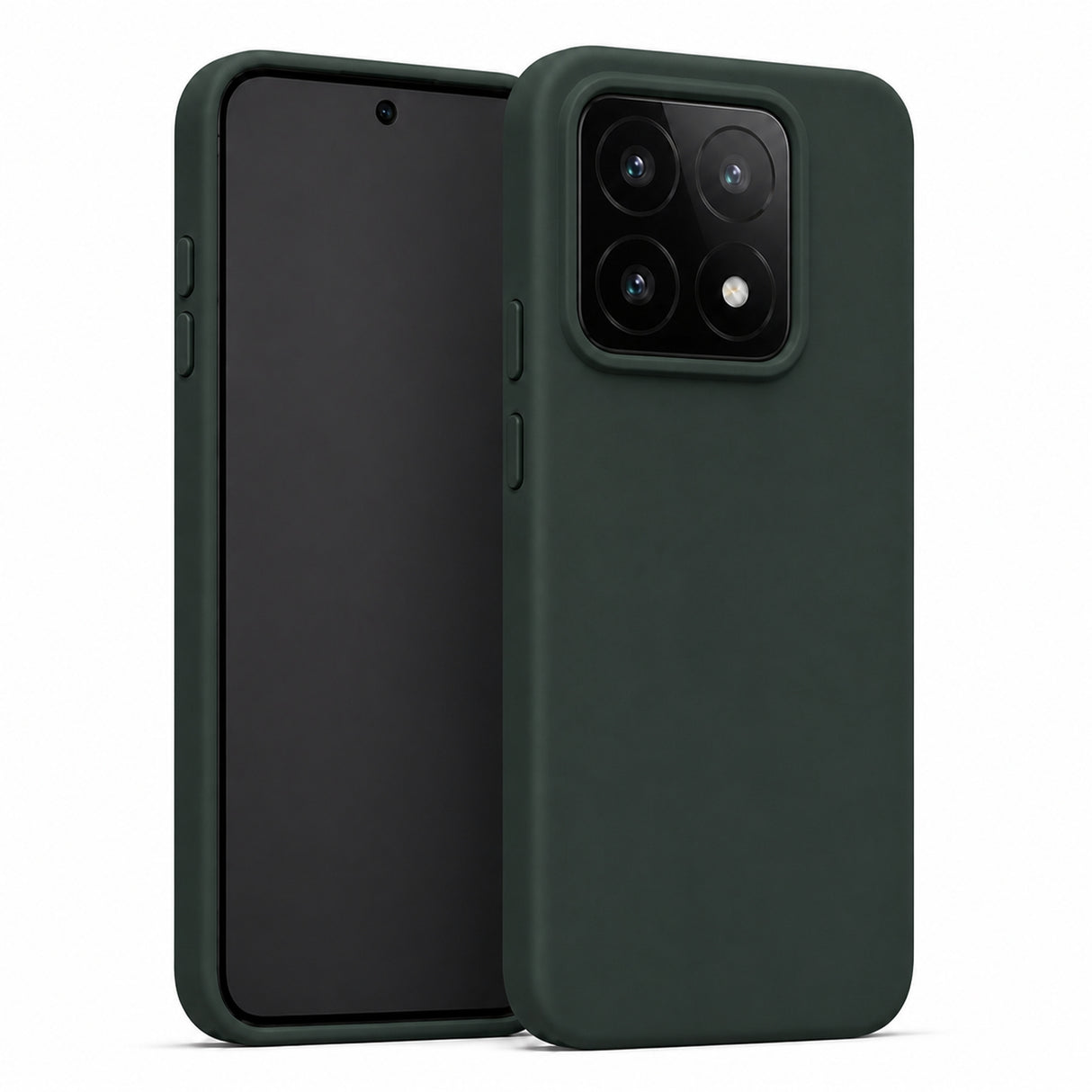 Xiaomi 14 Silicone Pro Silikon Hülle in Tannengrün – Produktansicht