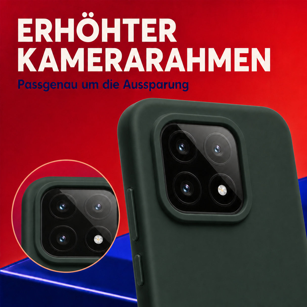 Xiaomi 14 Silicone Pro Silikon Hülle Tannengrün – Detailansicht 2
