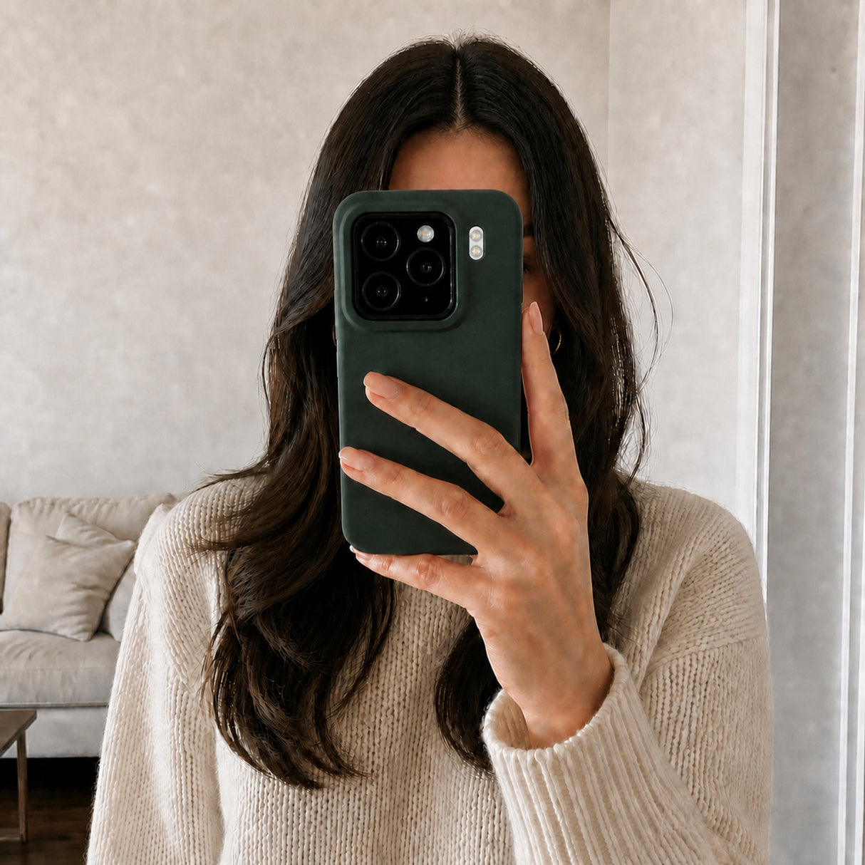Xiaomi 15 Silicone Pro Silikon Hülle Tannengrün – Detailansicht 6