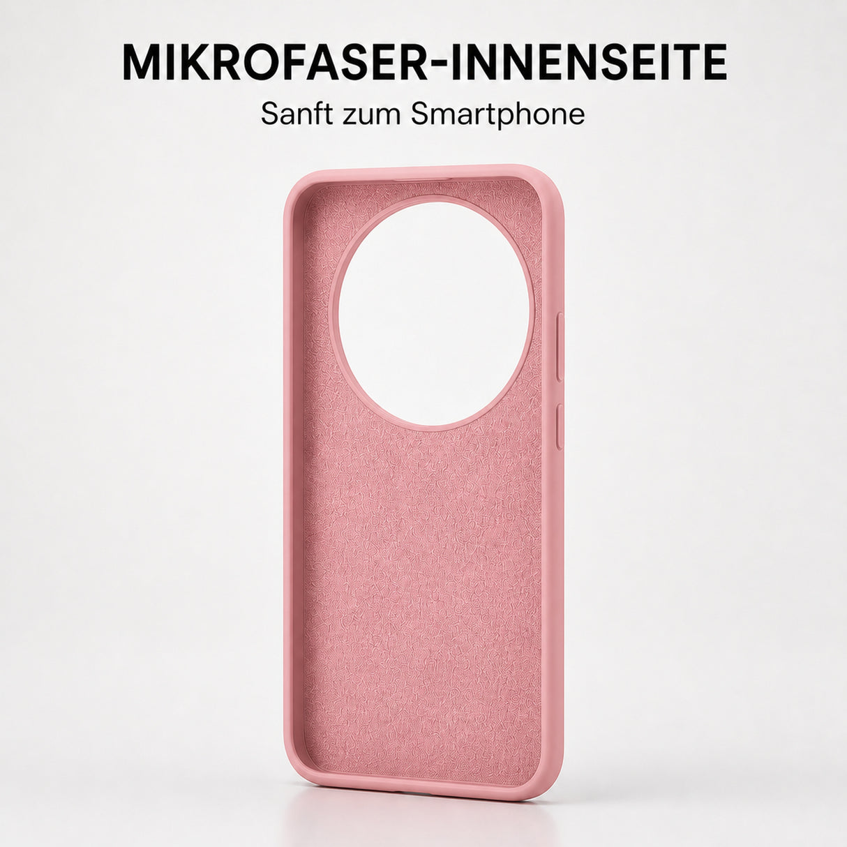 Xiaomi 15 Ultra Silicone Pro Silikon Hülle Altrosa – Detailansicht 4