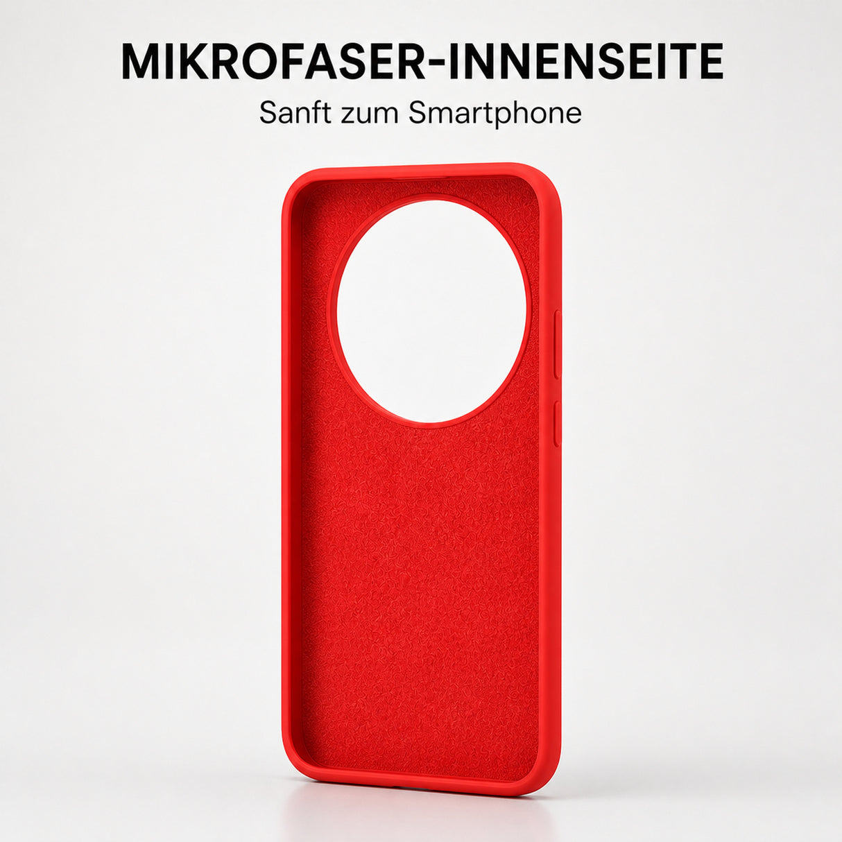 Xiaomi 15 Ultra Silicone Pro Silikon Hülle Rot – Detailansicht 4