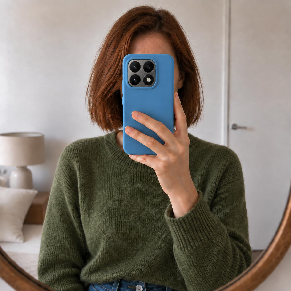 Xiaomi 15T Silicone Pro Silikon Hülle Marineblau – Detailansicht 6