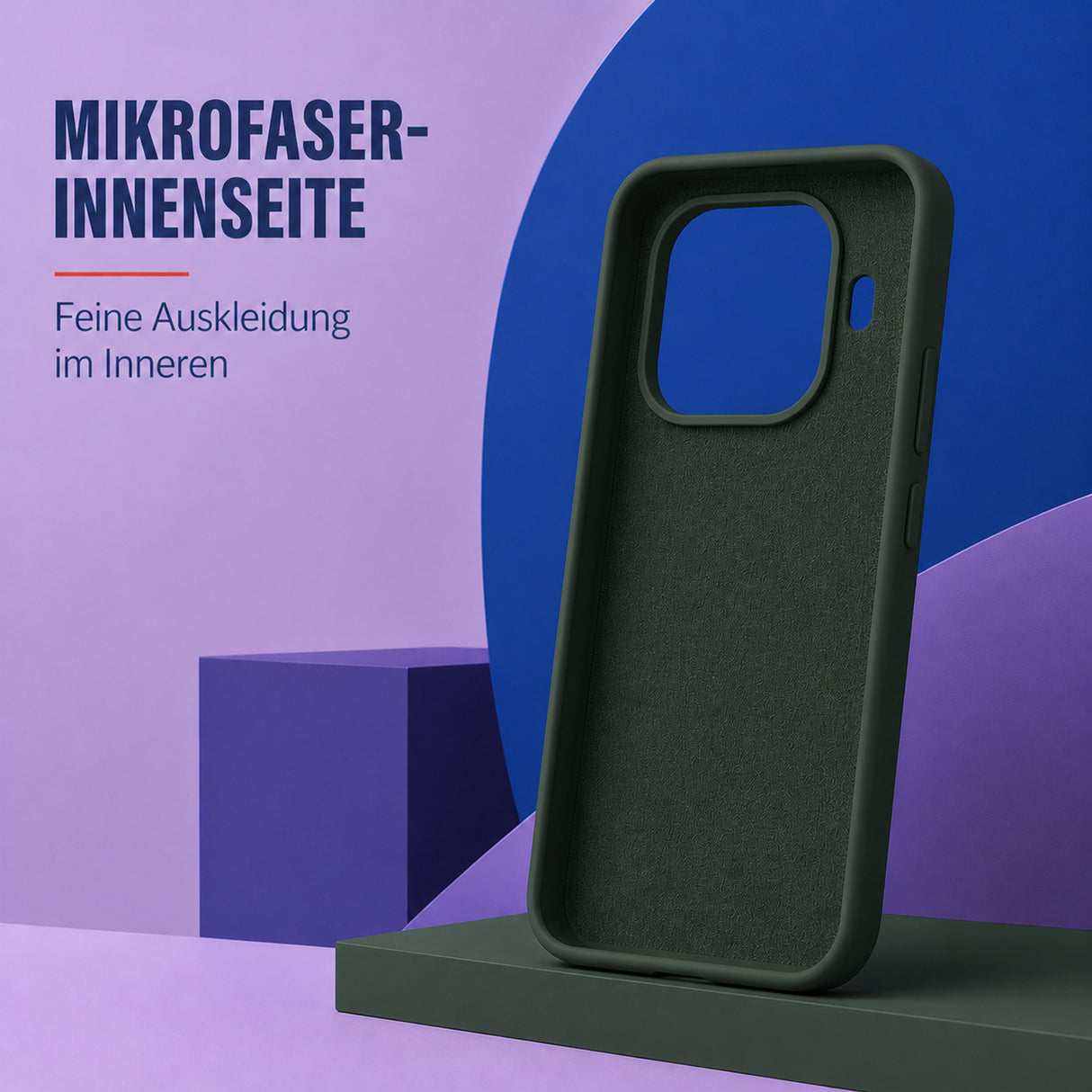 Xiaomi 15T Pro Silicone Pro Silikon Hülle Tannengrün – Detailansicht 4