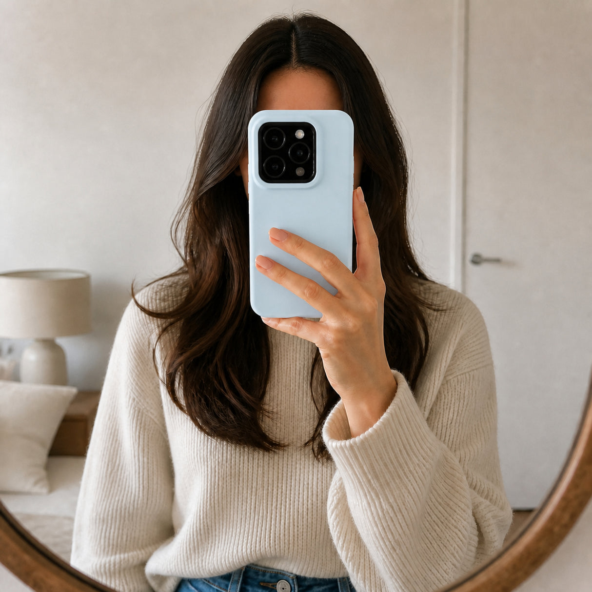 Xiaomi 15T Silicone Pro Silikon Hülle Wolkenblau – Detailansicht 6