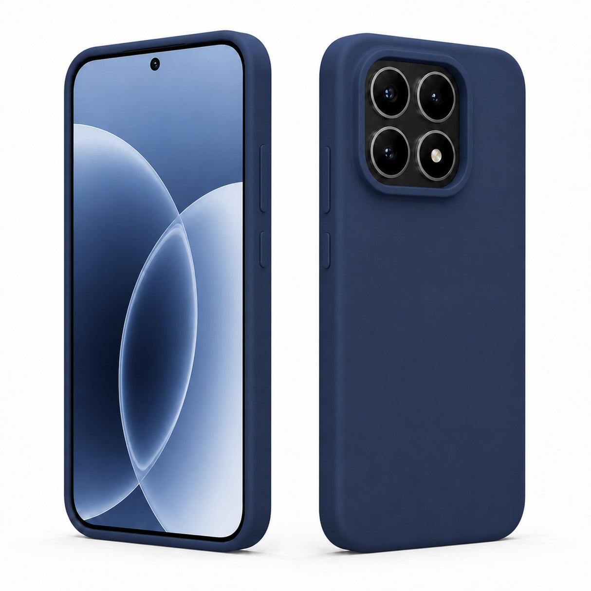 Xiaomi 17 Silicone Pro Silikon Hülle in Marineblau – Produktansicht
