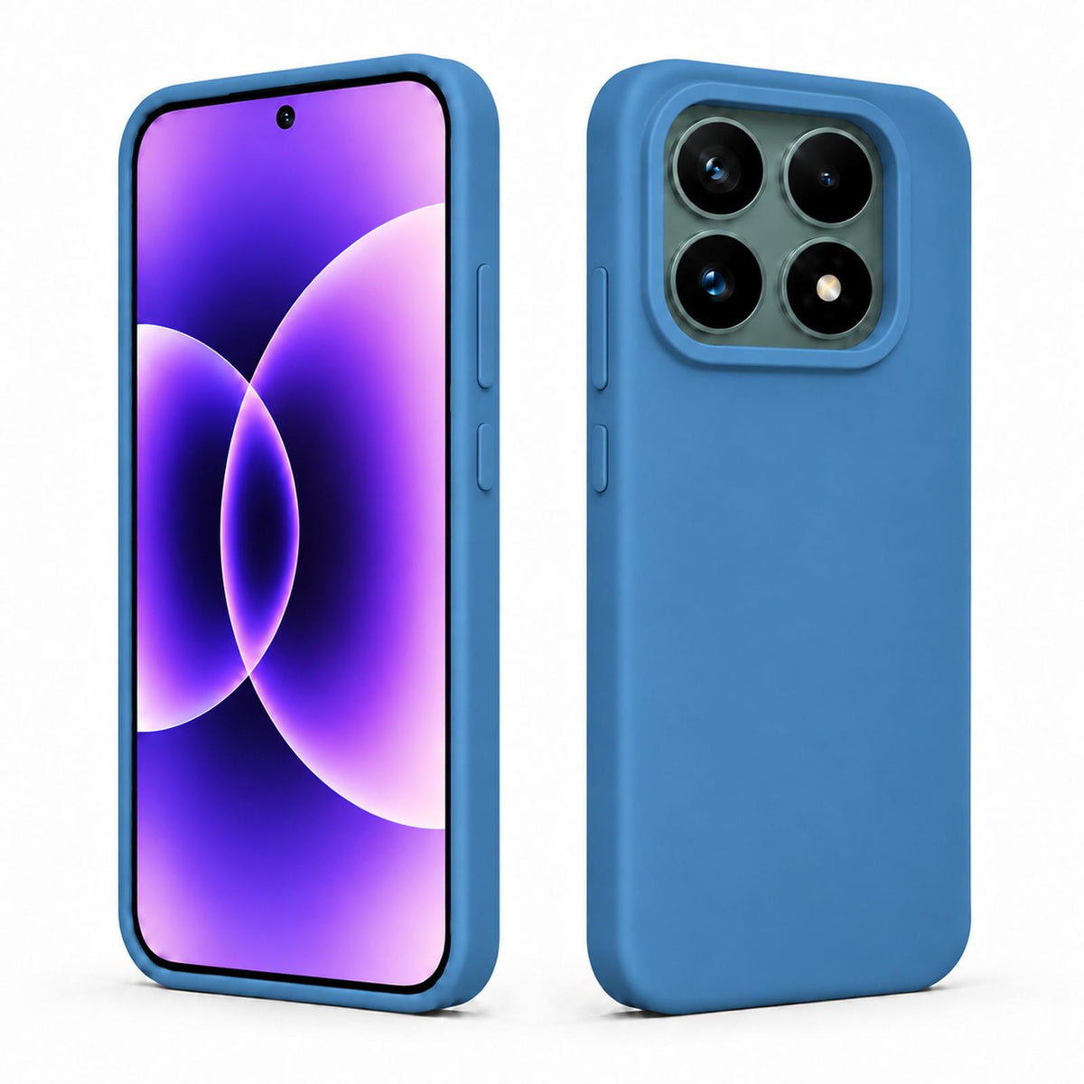 Xiaomi 17 Silicone Pro Silikon Hülle in Marineblau – Produktansicht