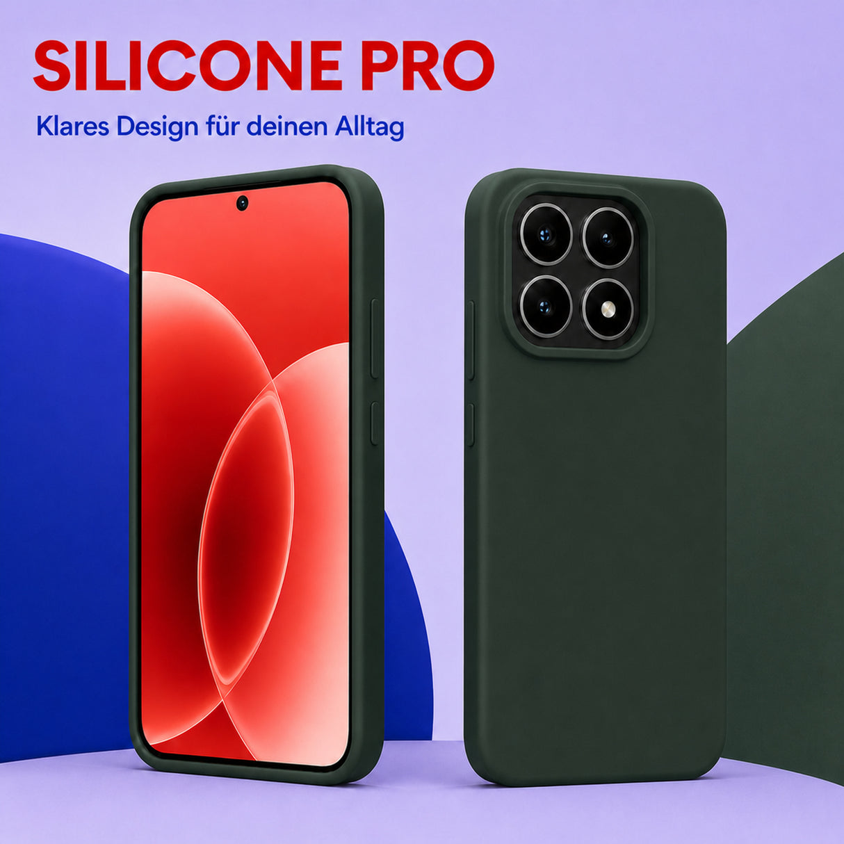 Xiaomi 17 Silicone Pro Silikon Hülle Tannengrün – Detailansicht 5