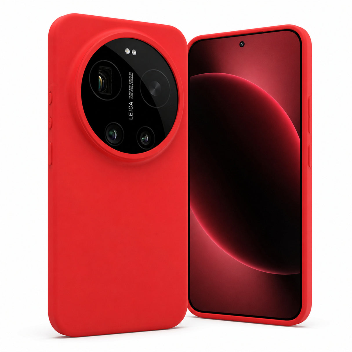 Xiaomi 17 Ultra Silicone Pro Silikon Hülle in Rot – Produktansicht