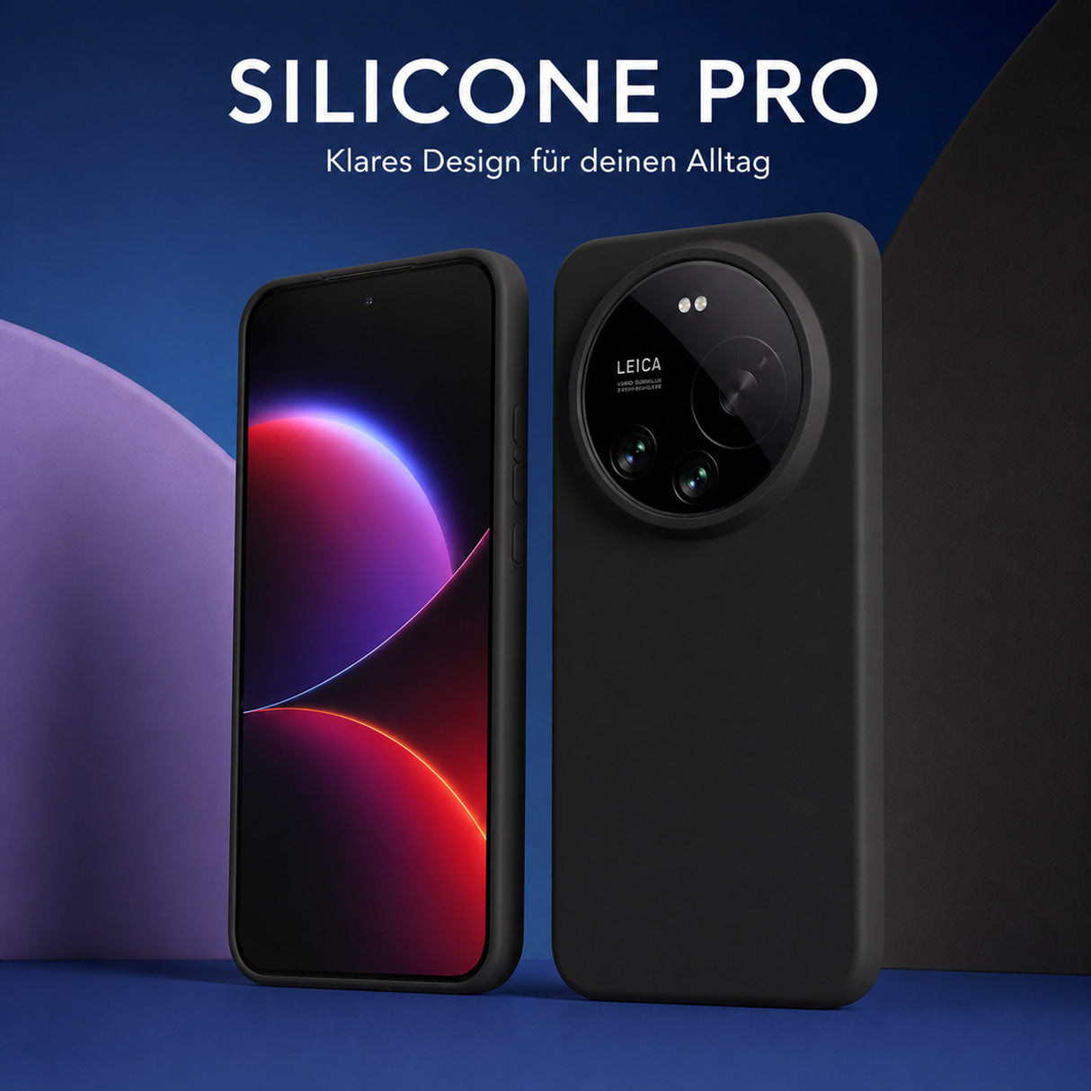 Xiaomi 17 Ultra Silicone Pro Silikon Hülle Schwarz – Detailansicht 5