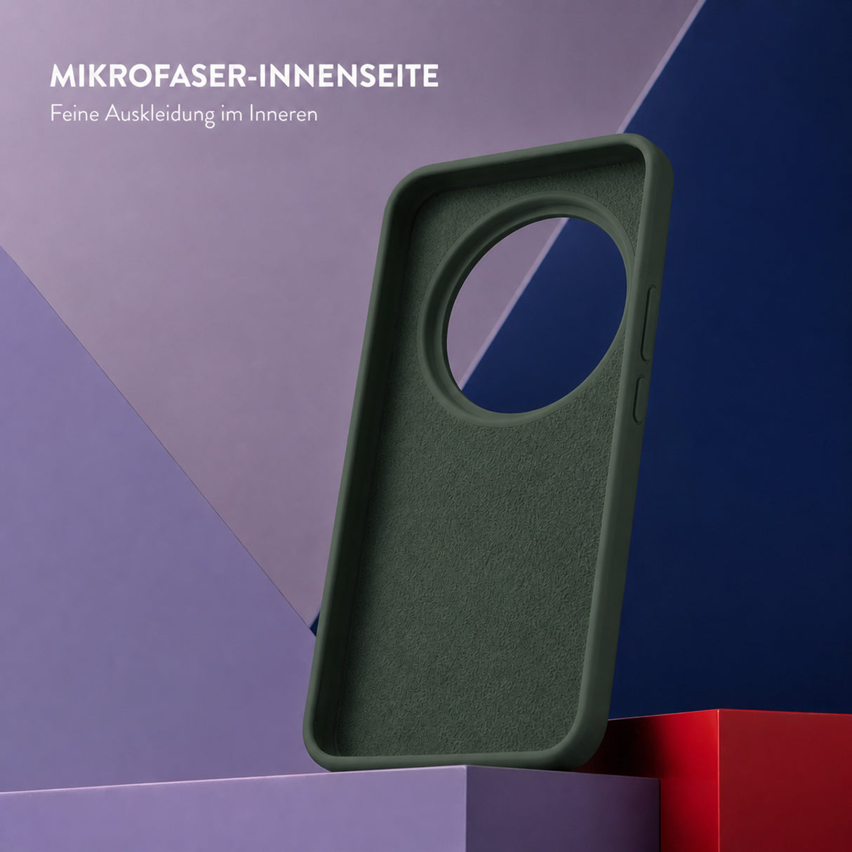 Xiaomi 17 Ultra Silicone Pro Silikon Hülle Tannengrün – Detailansicht 4