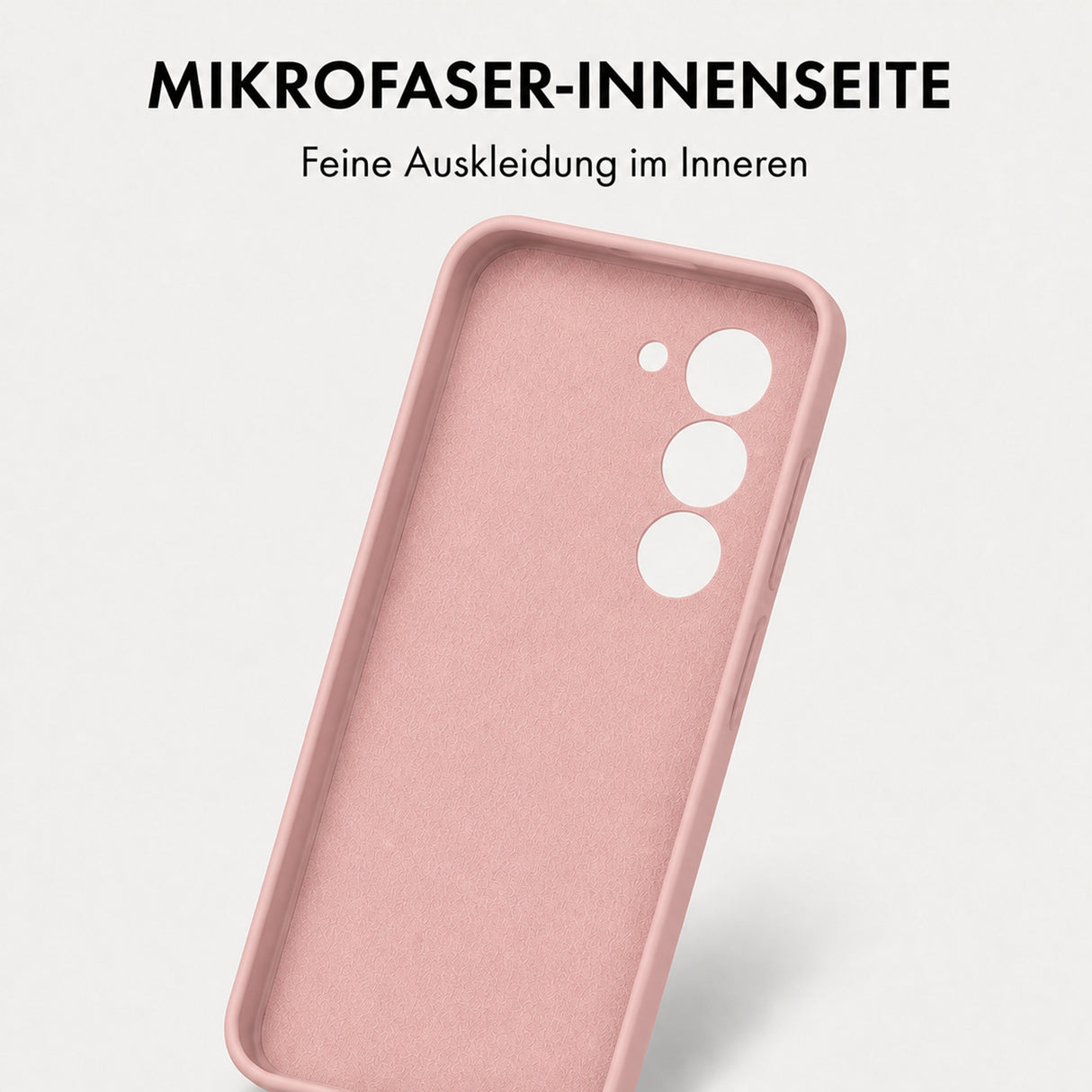 Xiaomi Redmi 15 4G / 5G Silicone Pro Silikon Hülle Altrosa – Detailansicht 4