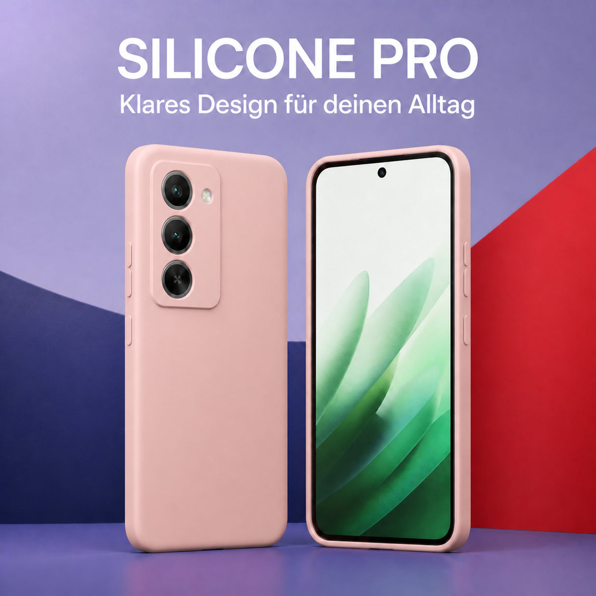 Xiaomi Redmi 15 4G / 5G Silicone Pro Silikon Hülle Altrosa – Detailansicht 5