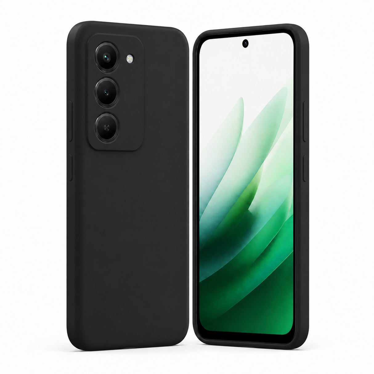 Xiaomi Redmi 15 4G / 5G Silicone Pro Silikon Hülle in Schwarz – Produktansicht