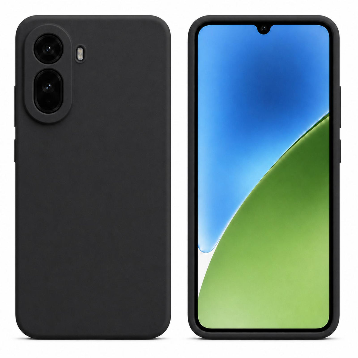 Xiaomi Redmi A7 Pro - Silikon Hülle Soft-Touch Schwarz