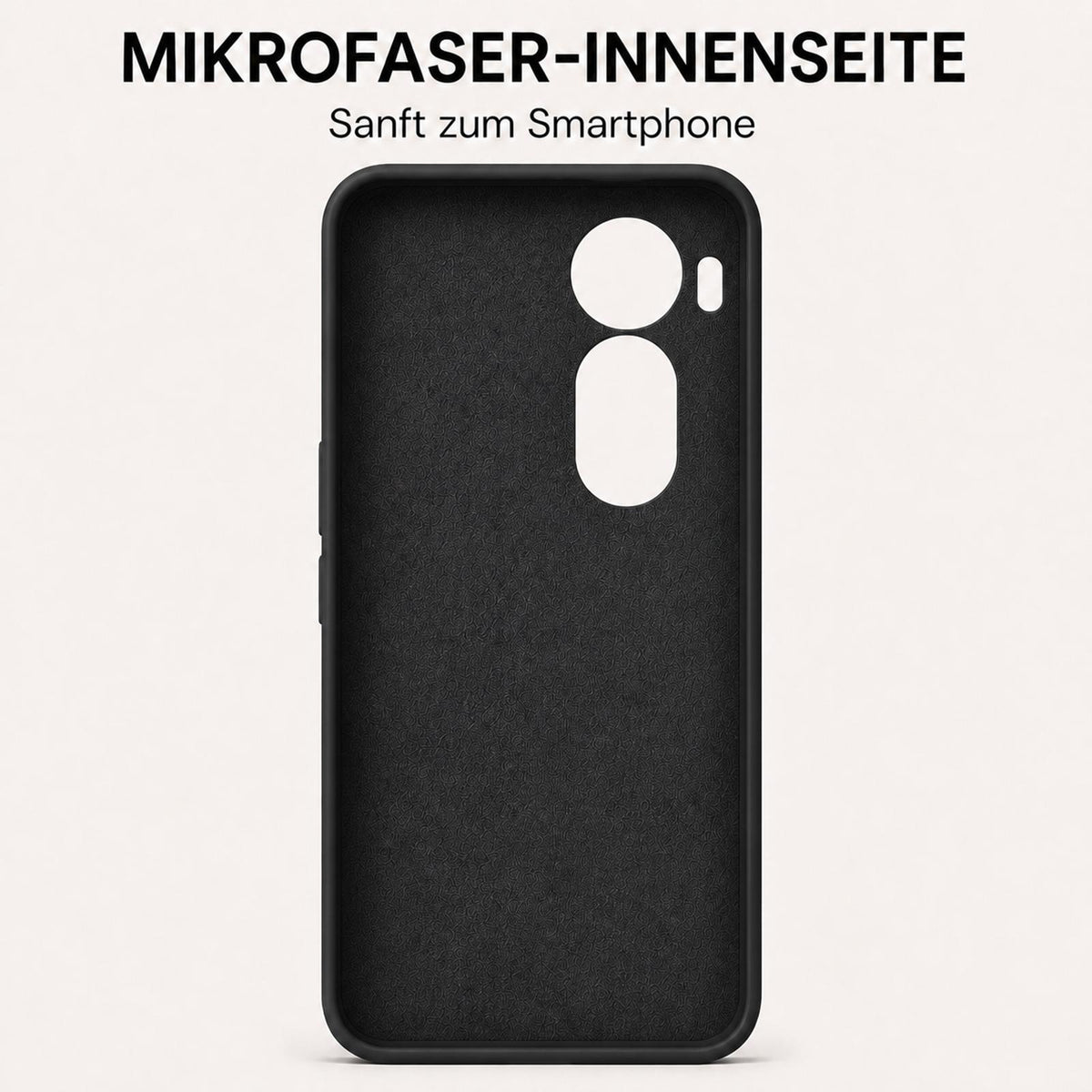 Xiaomi Redmi A7 Pro - Silikon Hülle Soft-Touch Schwarz