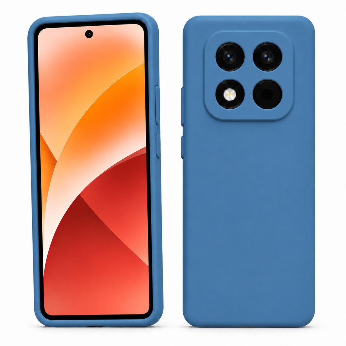 Xiaomi Redmi Note 15 Pro 4G Silicone Pro Silikon Hülle in Marineblau – Produktansicht