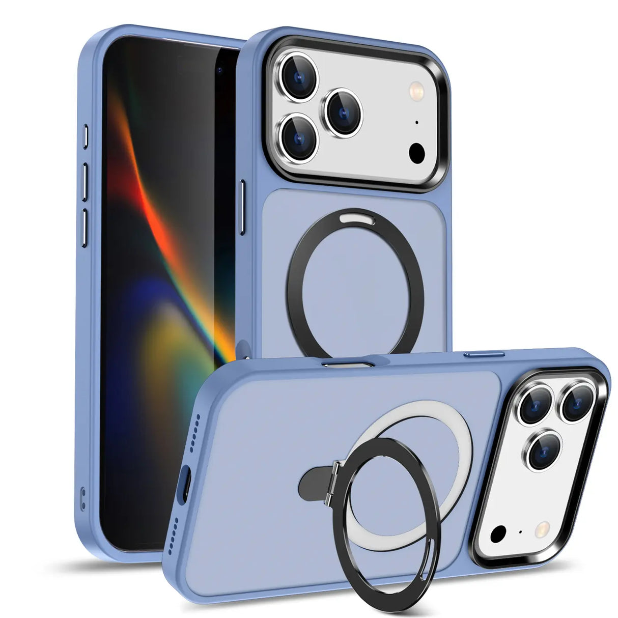 Funktionale und schützende MagSafe Hülle für iPhone 17 Pro Max in Blau