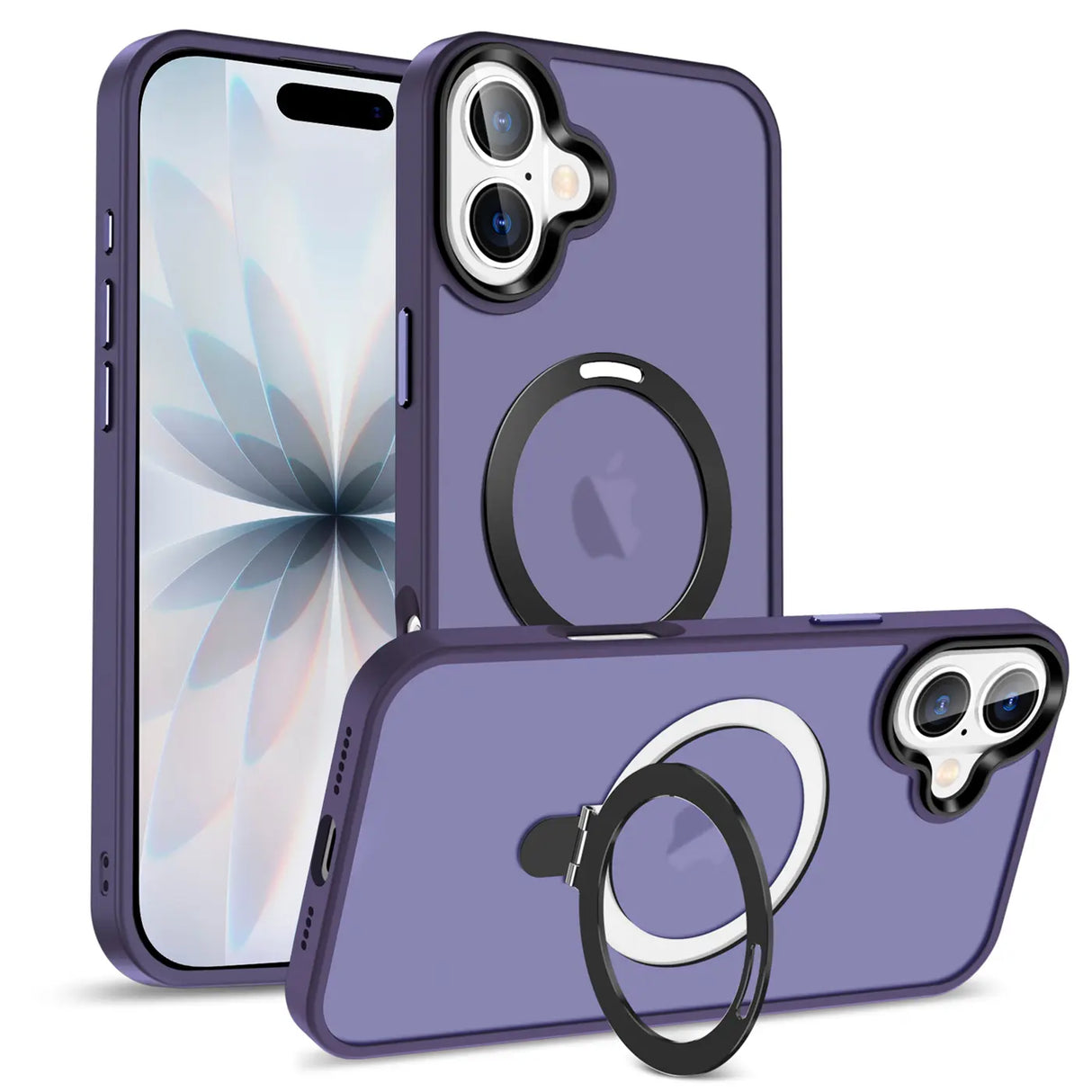 Funktionale und schützende MagSafe Hülle für iPhone 17 in Lila