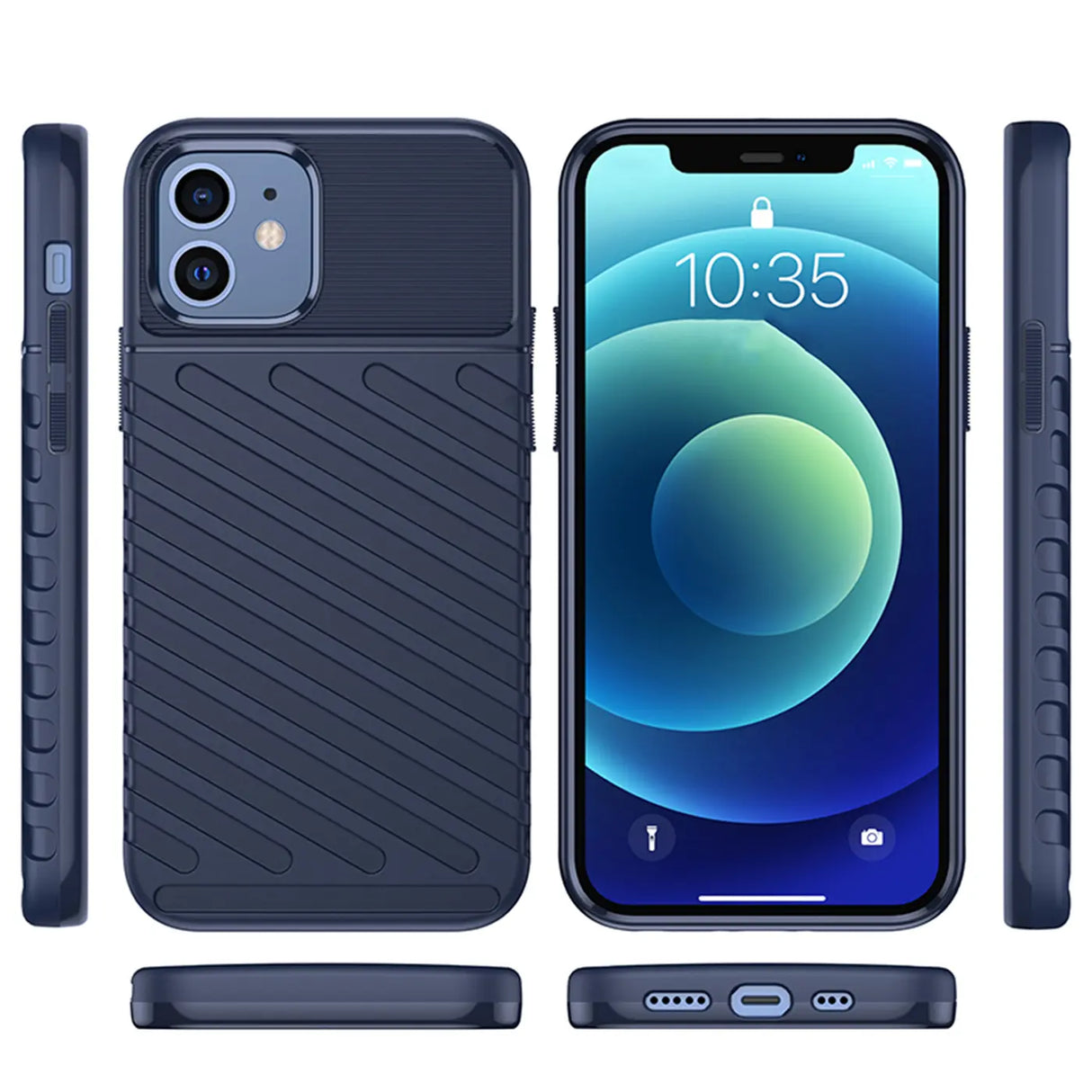 Stoßfeste und stylische robuste Handyhülle für iPhone 12 / 12 Pro