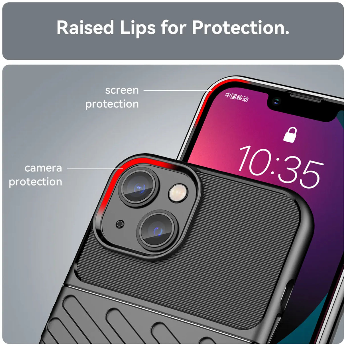 Stoßfeste und stylische robuste Handyhülle für iPhone 13