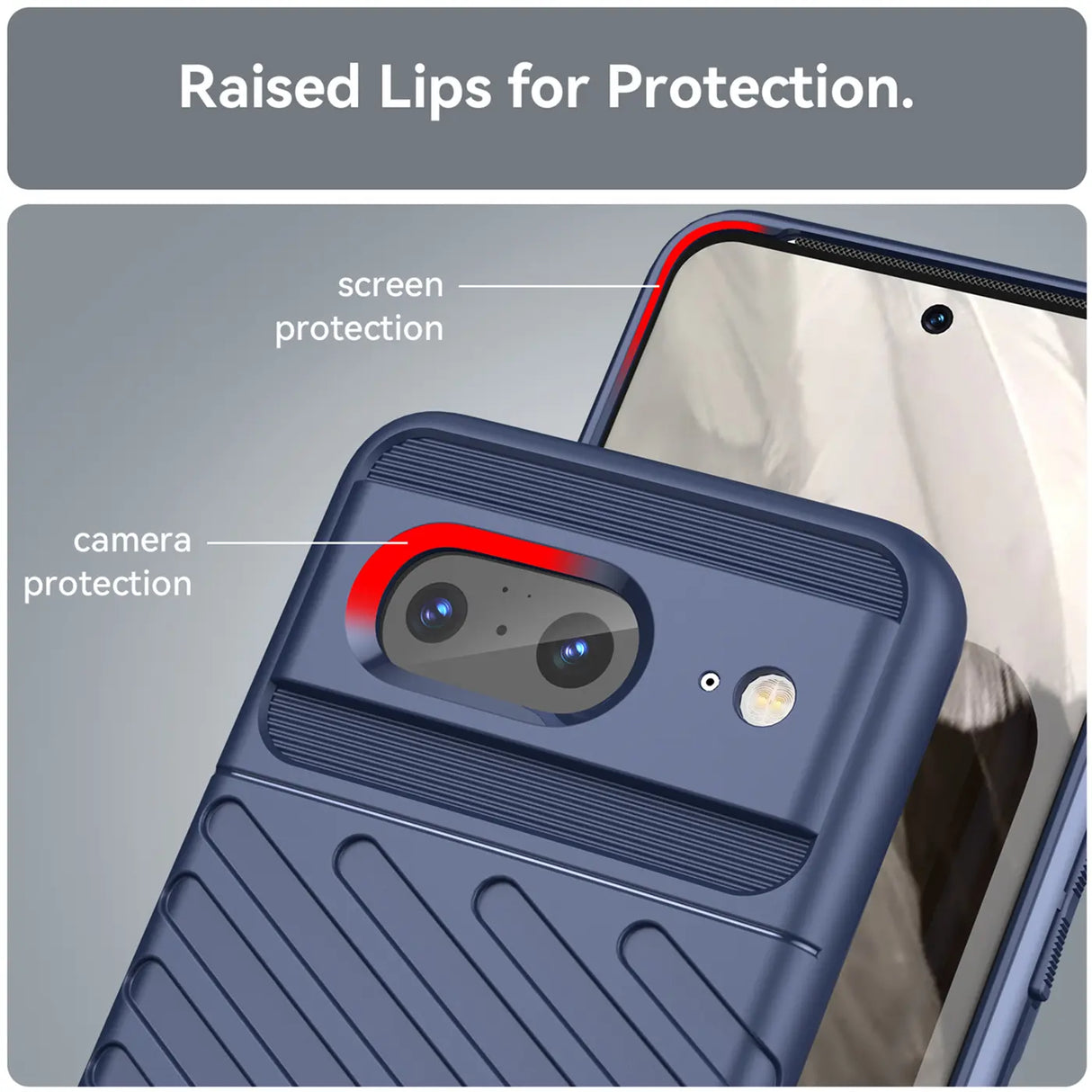 Stoßfeste und stylische robuste Handyhülle für Google Pixel 8