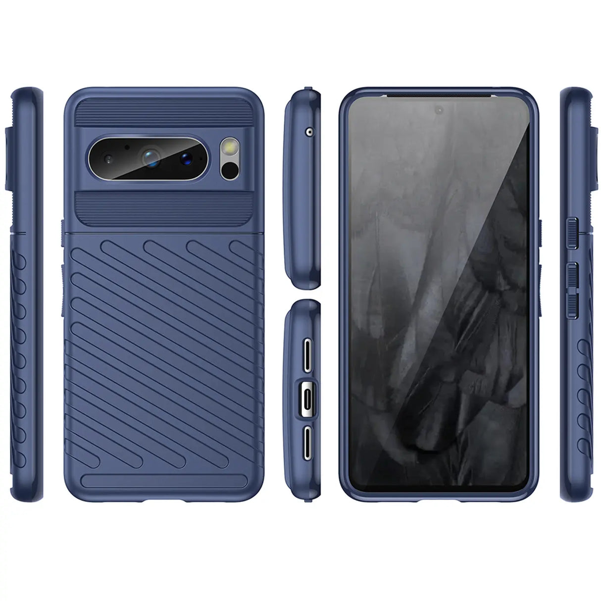 Stoßfeste und stylische robuste Handyhülle für Google Pixel 8 Pro